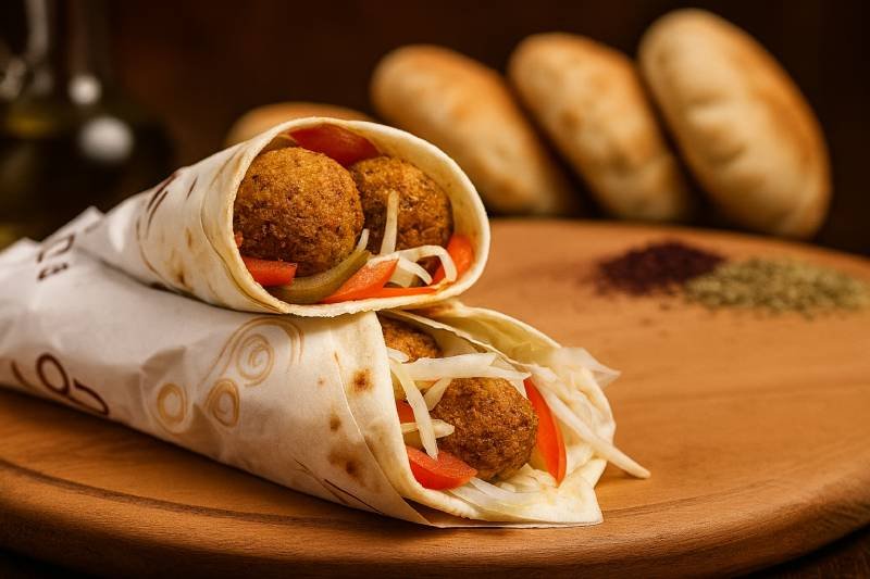 مطعم سندويش فلافل توصيل سريع